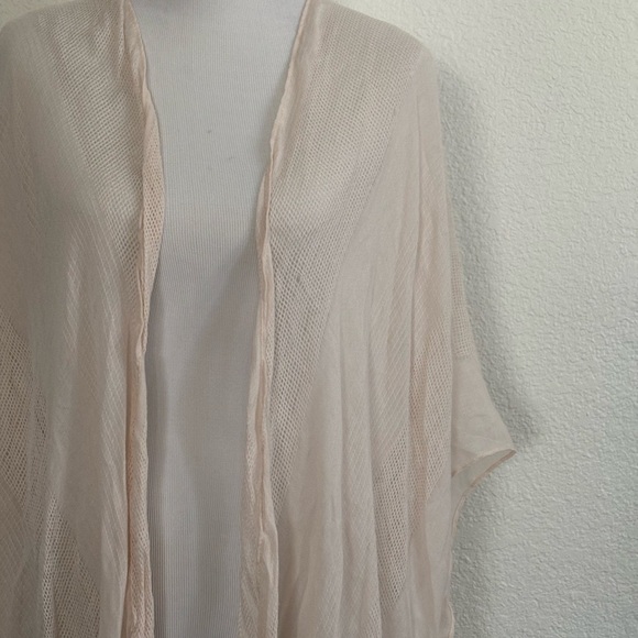 Sonoma Blush Open-Front Blouse Cardigan - Picture 2 of 10